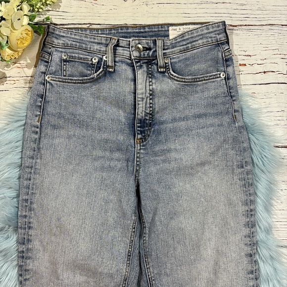 Rag & Bone Jane Super High Rise Ankle Cigarette Jean Dakota Wash - Picture 7 of 11